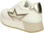 Liu Jo Witte Leren Sneakers met Gouden Details White Dames - Thumbnail 12