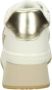 Liu Jo Witte Leren Sneakers met Gouden Details White Dames - Thumbnail 13