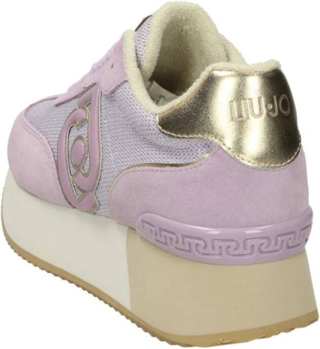 Liu Jo Lage Top Sneakers Purple Dames