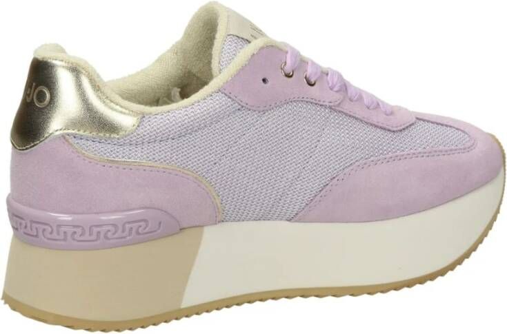 Liu Jo Lage Top Sneakers Purple Dames