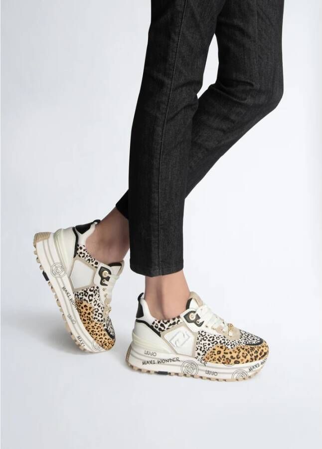 Liu Jo Leopard Pony Hair Sneakers Meerkleurig Dames