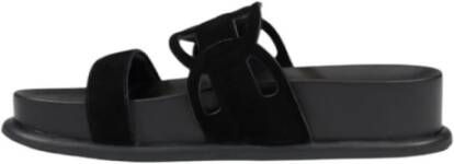 Liu Jo Leren Band Slide Sandalen