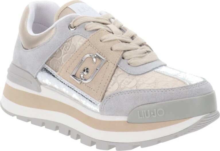 Liu Jo Leren en Stoffen Dames Sneakers Gray Dames