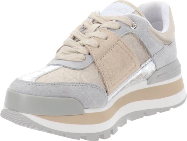 Liu Jo Leren en Stoffen Dames Sneakers Gray Dames