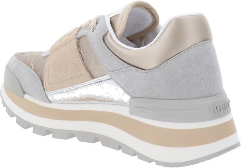 Liu Jo Leren en Stoffen Dames Sneakers Gray Dames