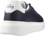 Liu Jo Leren Sneaker voor Stijlvolle Look Blue Heren - Thumbnail 5