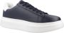 Liu Jo Leren Sneaker voor Stijlvolle Look Blue Heren - Thumbnail 6