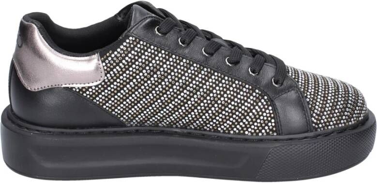 Liu Jo Leren Sneakers voor Vrouwen Black Dames