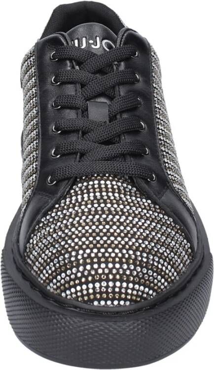 Liu Jo Leren Sneakers voor Vrouwen Black Dames