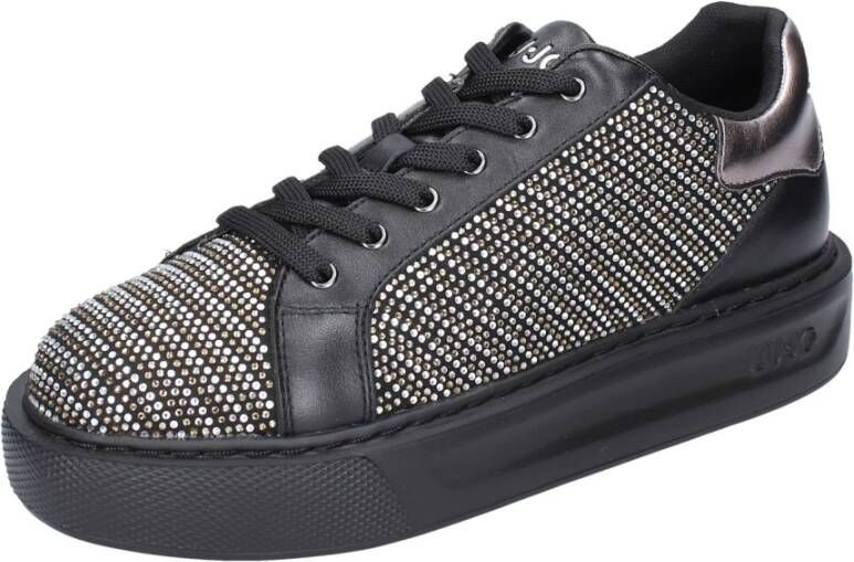 Liu Jo Leren Sneakers voor Vrouwen Black Dames
