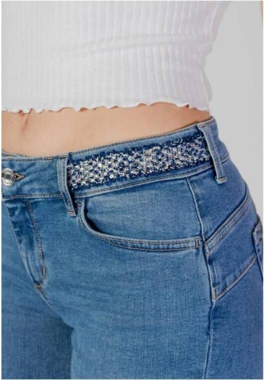 Liu Jo Lichtblauwe Bootcut Jeans voor Vrouwen