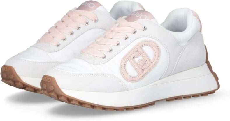 Liu Jo Lolo 17 Platform Sneakers Wit Roze