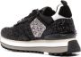 Liu Jo Glitter Platform Sneakers voor modebewuste vrouwen Black Dames - Thumbnail 7