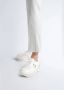 Liu Jo Witte Leren Sneaker met Verwijderbare Binnenzool White Dames - Thumbnail 8