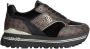 Liu Jo Sportieve Leren Sneakers met Fluweel Details Brown Dames - Thumbnail 11