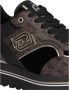 Liu Jo Sportieve Leren Sneakers met Fluweel Details Brown Dames - Thumbnail 15