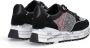 Liu Jo Zwarte Suède Sneakers met Studs en Metallic Details Zwart Dames - Thumbnail 2