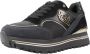 LIU JO Lage Sneakers Dames Maxi Wonder 73 Maat: 38 Materiaal: Suède Kleur: Zwart - Thumbnail 8
