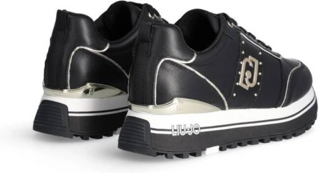 Liu Jo Maxi Wonder Zwarte Sneakers Black Dames