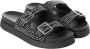 Liu Jo Moderne Plateau Sandalen met Glamoureuze Details Black Dames - Thumbnail 2
