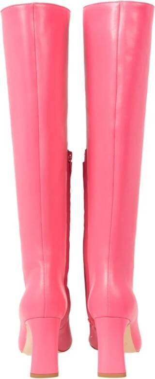 Liu Jo Moderne vierkante laarzen Pink Dames