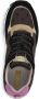 Liu Jo Monogram Print Leren Sneakers Zwart Bruin - Thumbnail 2