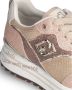 Liu Jo Roze Platte Schoenen Micro Pailletten Sneakers Pink Dames - Thumbnail 5