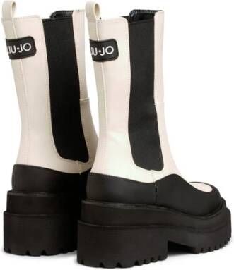 Liu Jo Paarse Chelsea Boots Amantea-Milano Vrouwen White Dames