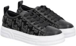 Liu Jo Pelle Sneaker Black Dames