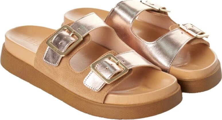Liu Jo Plateau sandalen voor moderne vrouwen Yellow Dames