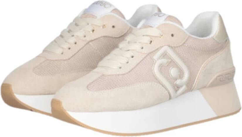 Liu Jo Platte Sand Sneakers Beige Dames