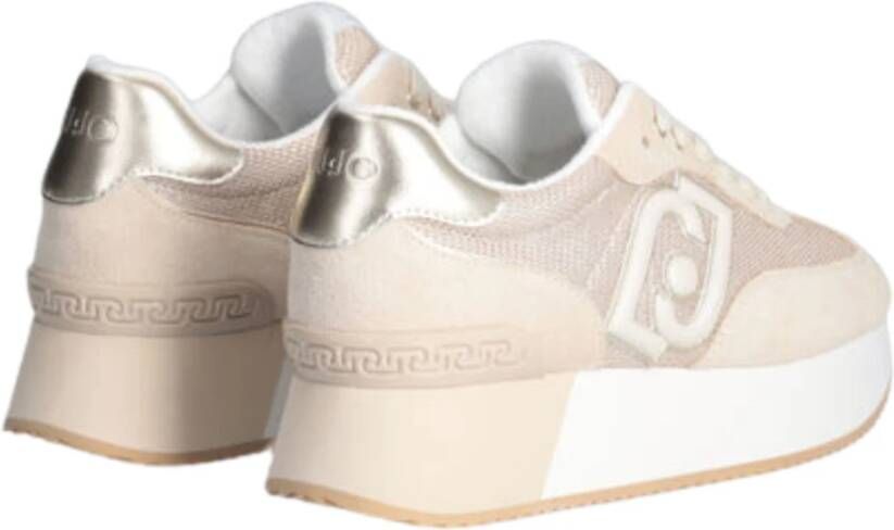 Liu Jo Platte Sand Sneakers Beige Dames