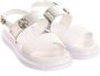 Liu Jo Platte sandalen met origineel ontwerp en metalen detail White Dames - Thumbnail 2