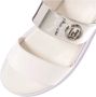 Liu Jo Platte sandalen met origineel ontwerp en metalen detail White Dames - Thumbnail 4