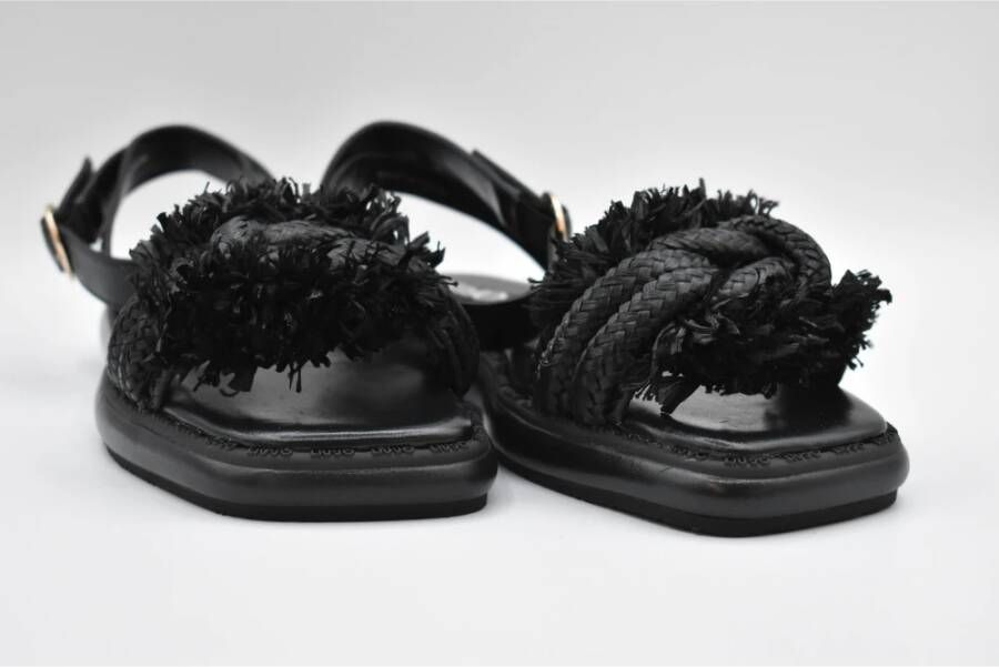 Liu Jo Platte Sandalen Zwart Dames