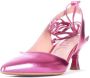 Liu Jo Fuchsia Laminaat Effect Décolleté Sandalen Pink Dames - Thumbnail 3