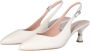 Liu Jo Crème platte slingback schoenen Beige Dames - Thumbnail 3