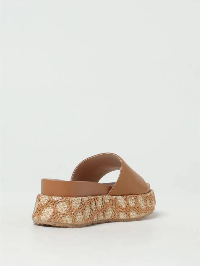 Liu Jo Raffia Platform Slide Sandalen