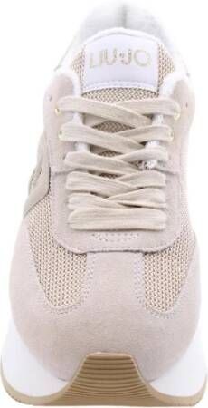 Liu Jo Riga Sneaker Stijlvol en Trendy Schoeisel Beige Dames