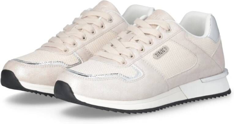 Liu Jo Rosy Sneakers in Zilver Stof en Synthetisch