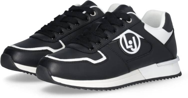 Liu Jo Rosy Sneakers Wit Zwart Leer