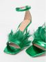 Liu Jo Hoge hak sandalen met veerdetail Groen Dames - Thumbnail 3