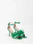 Liu Jo Hoge hak sandalen met veerdetail Groen Dames - Thumbnail 5