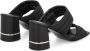 Liu Jo Glamour Satijnen Hoge Hak Sandalen Zwart Dames - Thumbnail 3