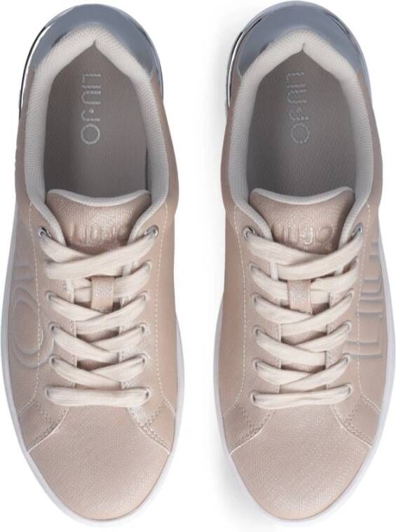 Liu Jo Silvia 907 Sneakers in Zand Saffiano Leer