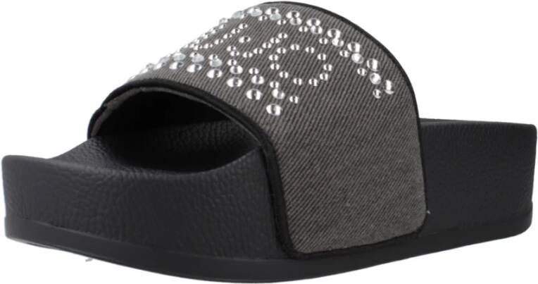 Liu Jo Sliders Black Dames