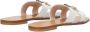 Liu Jo Bruin Leren Platte Schoenen met Logo Sliders Brown Dames - Thumbnail 5