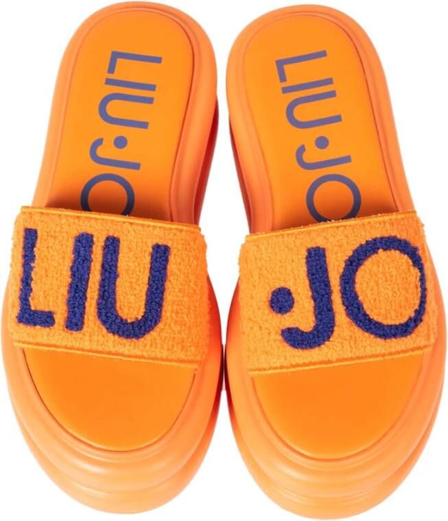 Liu Jo Sliders Orange Dames