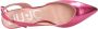 Liu Jo Fuchsia Laminaat Effect Décolleté Sandalen Roze Dames - Thumbnail 2