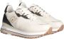 Liu Jo Maxi Wonder Sneaker 01 Tumbled Leather Conchiglia Brown Beige Heren - Thumbnail 2